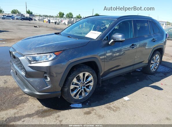 2T3C1RFV5MC118727 2021 TOYOTA RAV4 Gray Առջևի ձախ երեք քառորդ տեսարան