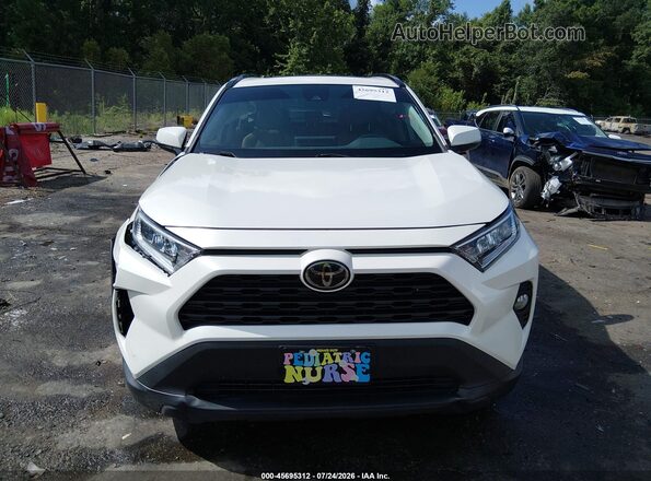 2T3C1RFV5MW150446 2021 TOYOTA RAV4 White Vista del cuadro de instrumentos