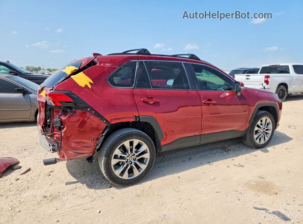 2T3C1RFV5SW432728 2025 TOYOTA RAV4 Maroon Задня права чверть