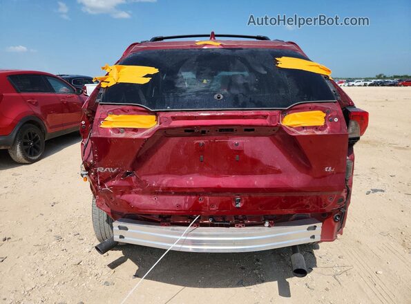 2T3C1RFV5SW432728 2025 TOYOTA RAV4 Maroon Вид ззаду