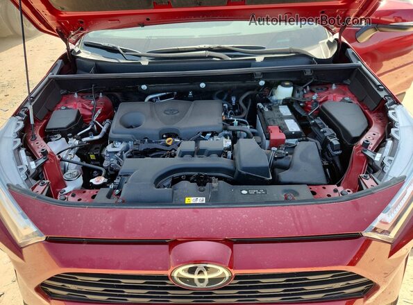 2T3C1RFV5SW432728 2025 TOYOTA RAV4 Maroon Вид підкапотного простору