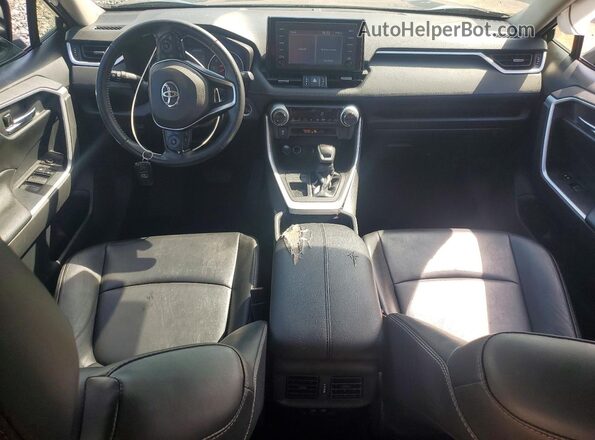 2T3C1RFV6KC001364 2019 TOYOTA RAV4 Gray წინა პანელის ხედი