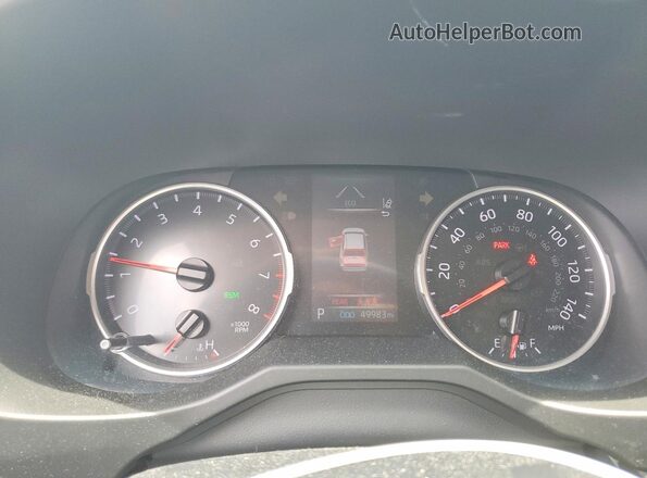 2T3C1RFV6LC062456 2020 TOYOTA RAV4 Gray Instrument cluster view