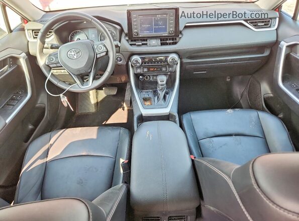 2T3C1RFV6LC081279 2020 TOYOTA RAV4 Burgundy Առջևի վահանակի տեսք