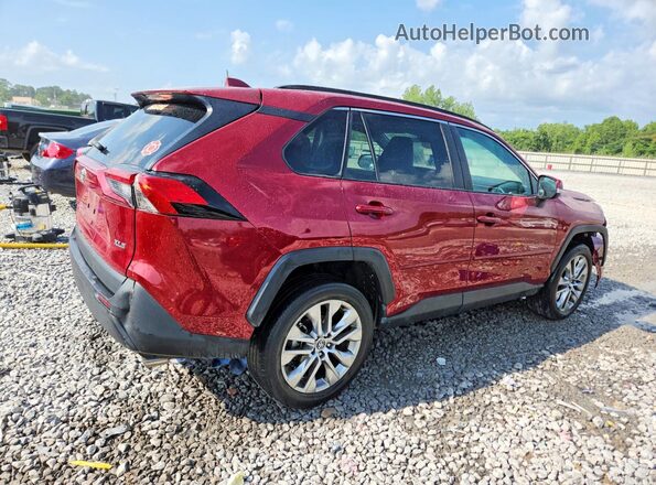 2T3C1RFV6LC081279 2020 TOYOTA RAV4 Burgundy Հետևի աջ