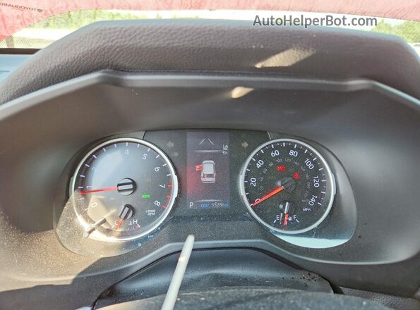2T3C1RFV6LC081279 2020 TOYOTA RAV4 Burgundy Սարքավորումների վահանակի տեսք