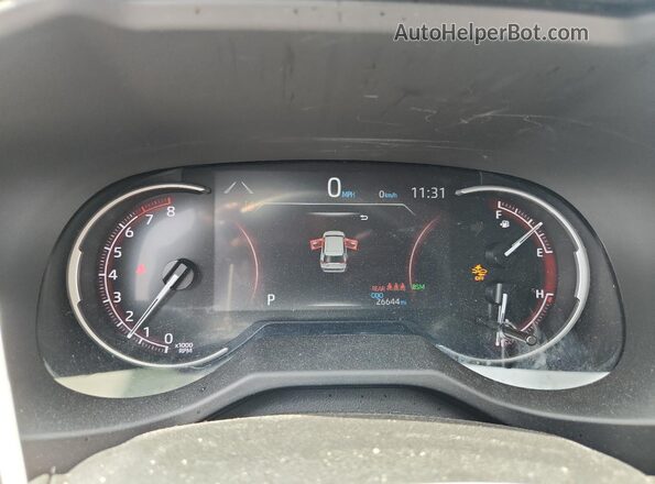 2T3C1RFV6RC293284 2024 TOYOTA RAV4 Black Вид щитка приладів