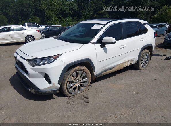 2T3C1RFV7KW035313 2019 TOYOTA RAV4 Белый Передняя левая четверть