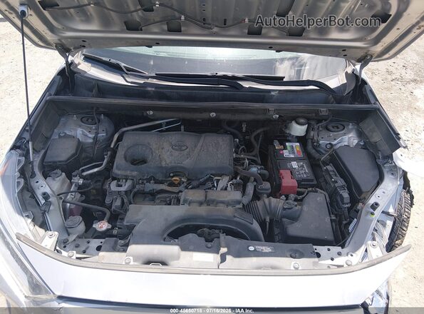 2T3C1RFV7KW035540 2019 TOYOTA RAV4 Серебряный Вид сзади