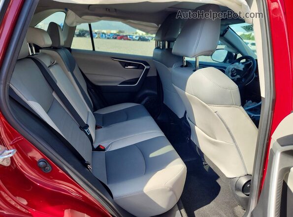 2T3C1RFV7LC082523 2020 TOYOTA RAV4 Red Widok wnętrza z tyłu