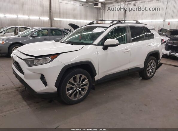 2T3C1RFV8KC026766 2019 TOYOTA RAV4 White Front left