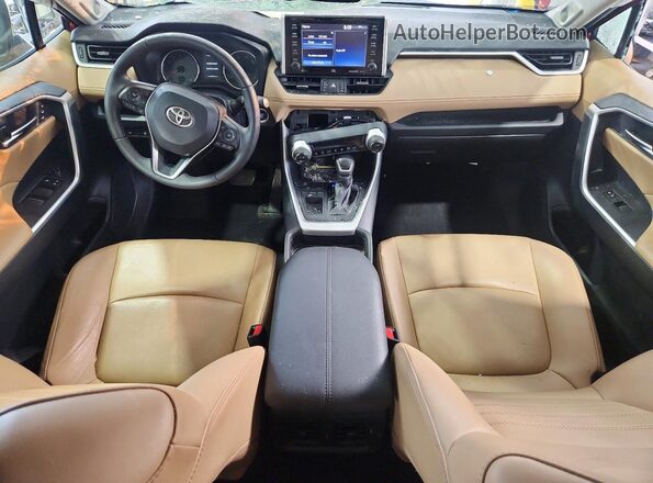 2T3C1RFV8KW040097 2019 TOYOTA RAV4 Red Vista del salpicadero