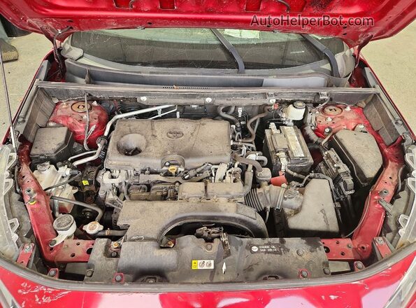 2T3C1RFV8KW040097 2019 TOYOTA RAV4 Red Vista del compartimento del motor