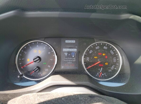 2T3C1RFV8NW191333 2022 TOYOTA RAV4 Серый Вид щитка приборов