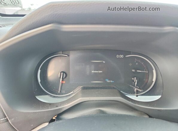 2T3C1RFV8RW342810 2024 TOYOTA RAV4 White Instrument cluster view