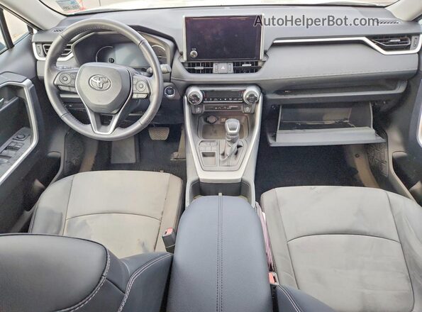 2T3C1RFV8RW342810 2024 TOYOTA RAV4 White Dashboard view