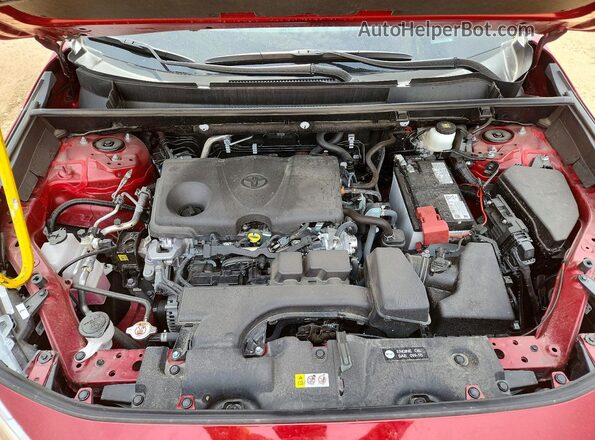 2T3C1RFV8SW432402 2025 TOYOTA RAV4 Burgundy Widok komory silnika