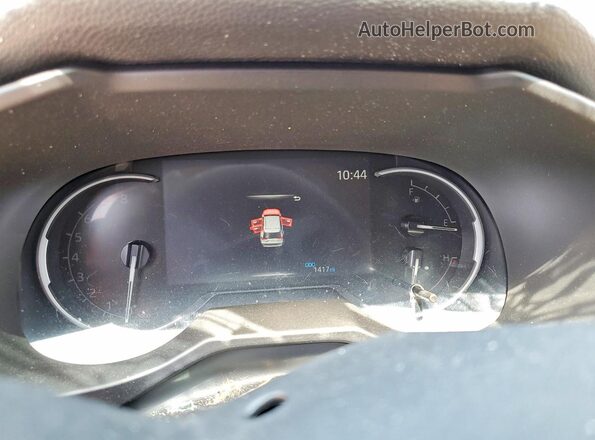 2T3C1RFV8SW436112 2025 TOYOTA RAV4 Blue Instrument cluster view