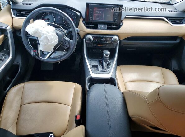 2T3C1RFV9KC031765 2019 TOYOTA RAV4 Белый Вид панели приборов