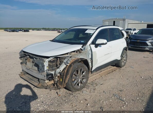 2T3C1RFV9LW097233 2020 TOYOTA RAV4 White წინა მარცხენა ხედი სამი მეოთხედიდან