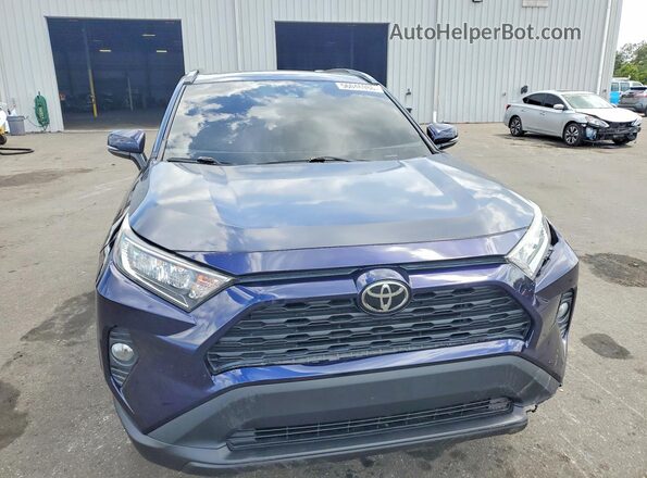 2T3C1RFV9MW118146 2021 TOYOTA RAV4 Blue Front view