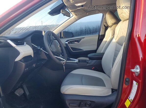 2T3C1RFV9NW190417 2022 TOYOTA RAV4 Красный Вид салона спереди
