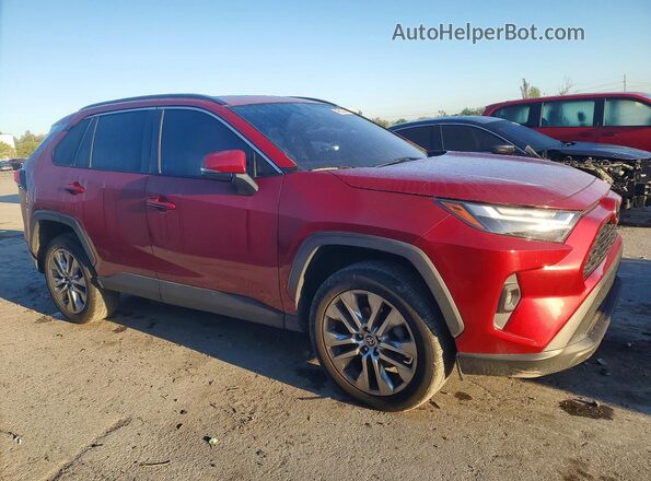 2T3C1RFV9NW190417 2022 TOYOTA RAV4 Красный Передняя правая четверть