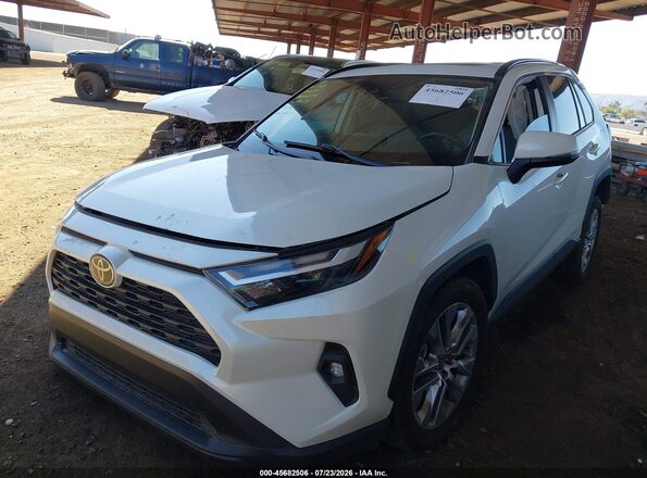 2T3C1RFV9NW191504 2022 TOYOTA RAV4 White წინა მარცხენა ხედი სამი მეოთხედიდან