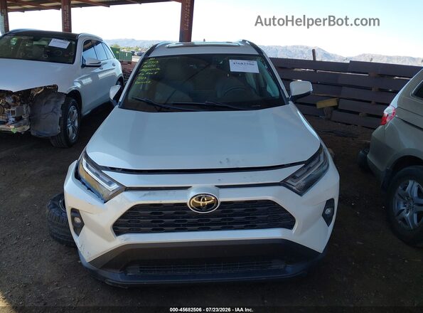2T3C1RFV9NW191504 2022 TOYOTA RAV4 White ხელსაწყოთა პანელის ხედი