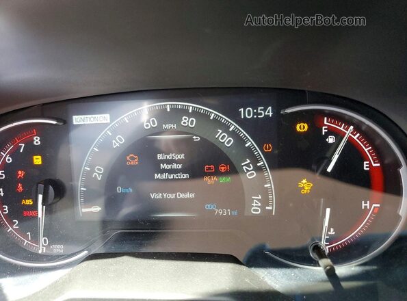 2T3C1RFV9SW431968 2025 TOYOTA RAV4 Серый Вид щитка приборов