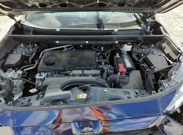 2T3C1RFVXKW025519 2019 TOYOTA RAV4 Blue უკანა სალონის ხედი