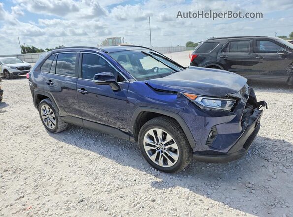2T3C1RFVXKW025519 2019 TOYOTA RAV4 Blue წინა მარჯვენა