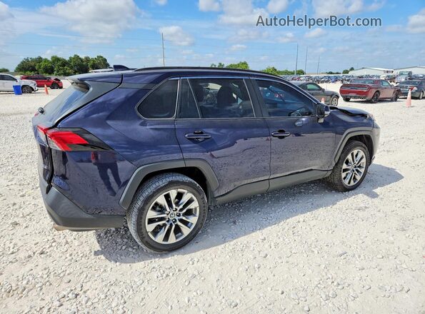 2T3C1RFVXKW025519 2019 TOYOTA RAV4 Blue უკანა მარჯვენა
