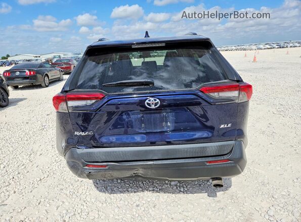 2T3C1RFVXKW025519 2019 TOYOTA RAV4 Blue უკანა ხედი