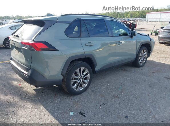 2T3C1RFVXMC087135 2021 TOYOTA RAV4 Зеленый Задняя правая четверть