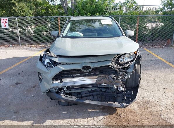 2T3C1RFVXMC087135 2021 TOYOTA RAV4 Зеленый Вид задней части салона