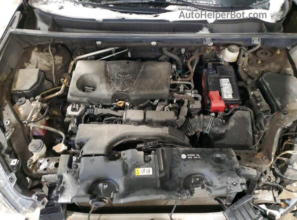 2T3D1RFV2MC175603 2021 TOYOTA RAV4 Charcoal Vista del compartimento del motor