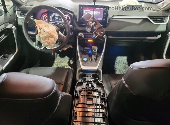 2T3D1RFV4KW016500 2019 TOYOTA RAV4 Blue Vista del salpicadero
