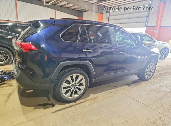 2T3D1RFV4KW016500 2019 TOYOTA RAV4 Blue Trasero derecho