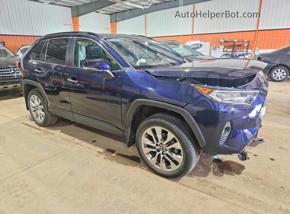2T3D1RFV4KW016500 2019 TOYOTA RAV4 Blue Delantero derecho