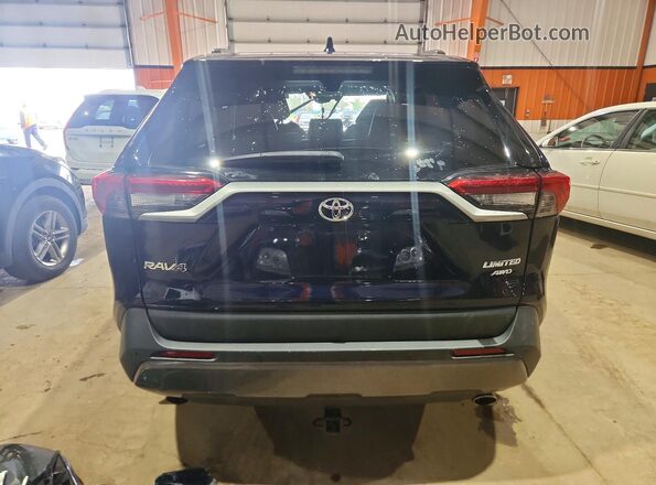 2T3D1RFV4KW016500 2019 TOYOTA RAV4 Blue Vista trasera