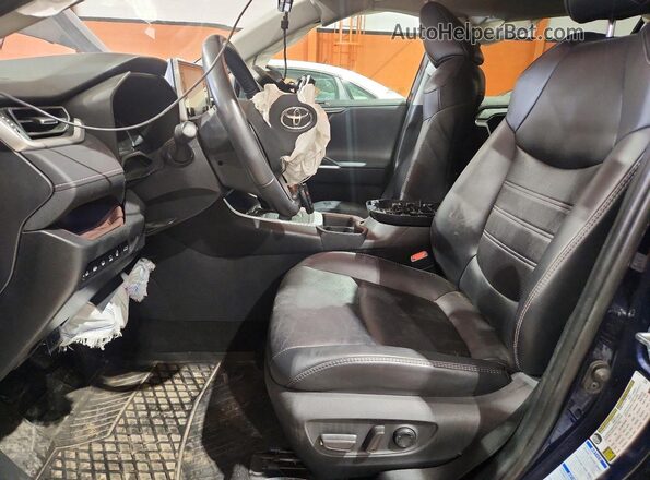 2T3D1RFV4KW016500 2019 TOYOTA RAV4 Blue Vista interior delantera
