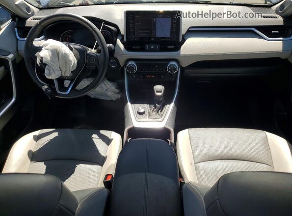 2T3D6RFVXMW026095 2021 TOYOTA RAV4 Gray Dashboard view