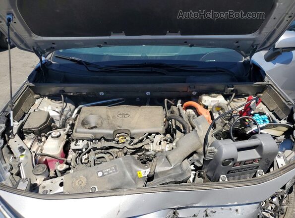 2T3D6RFVXMW026095 2021 TOYOTA RAV4 Gray Engine compartment view