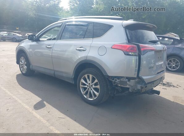 2T3DFREV0JW828796 2018 TOYOTA RAV4 Silver Задня ліва чверть