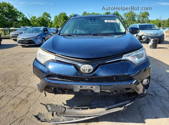 2T3DFREV2HW542488 2017 TOYOTA RAV4 Синий Вид спереди
