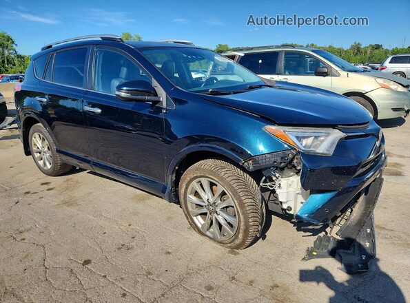 2T3DFREV2HW542488 2017 TOYOTA RAV4 Синий Передняя правая четверть