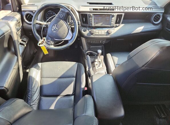 2T3DFREV2HW542488 2017 TOYOTA RAV4 Синий Вид панели приборов