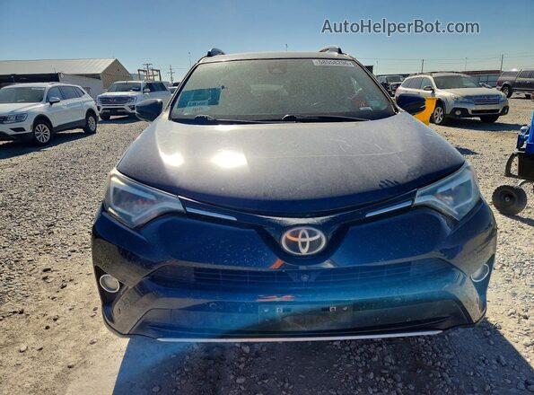 2T3DFREV2HW553670 2017 TOYOTA RAV4 Blue Widok z przodu
