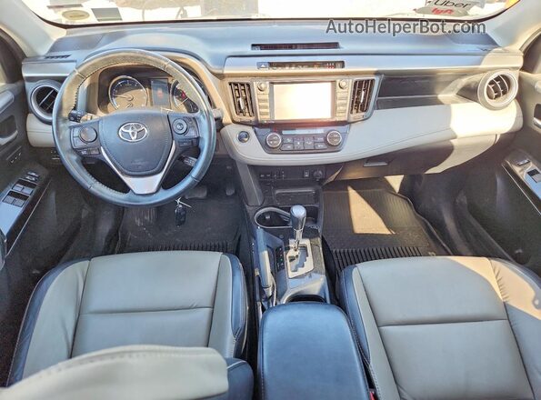 2T3DFREV2HW553670 2017 TOYOTA RAV4 Blue Widok deski rozdzielczej